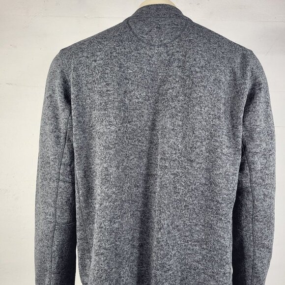 Woolrich gray 1/4 snap pullover fleece sweatshirt jacket mens Large - Picture 7 of 10